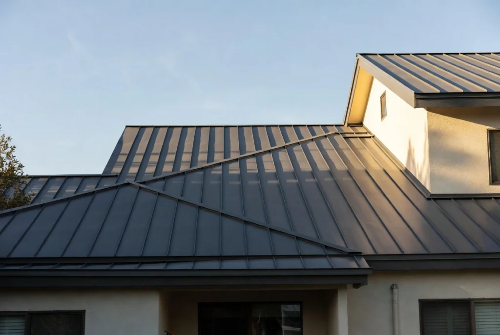 Standing Seam Metal Roof house