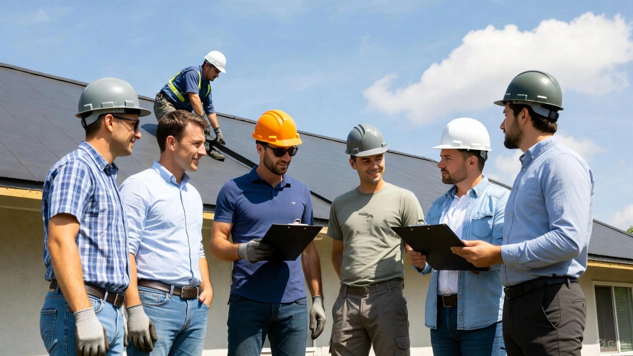 Large rubber roofing membrane installation on a flat commercial building, serving as a visual reference for calculating overall rubber roofing cost.
