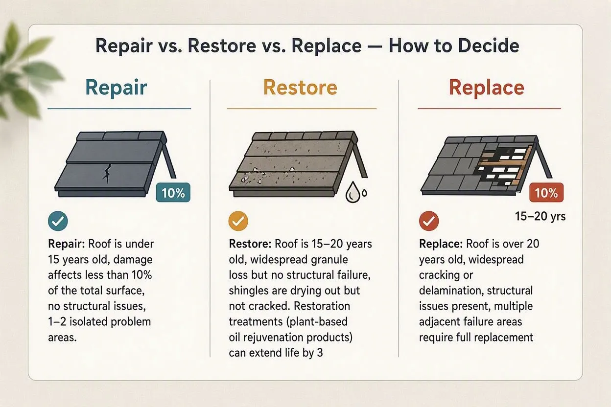 Repair vs. Restore vs. Replace, How to Decide