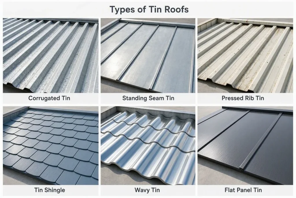 Galvanized vs Painted Options Galvanized is raw steel with a zinc coating. No paint. Just shiny silver metal that weathers to a dull gray. It's the most authentic "tin roof" look. Also the cheapest option by far. Painted panels come in hundreds of colors. They start with a galvanized or galvalume base, then add paint on top. Here's what nobody mentions: galvanized will rust eventually if you cut it and expose bare edges. Painted panels hide this problem because the paint seals everything.