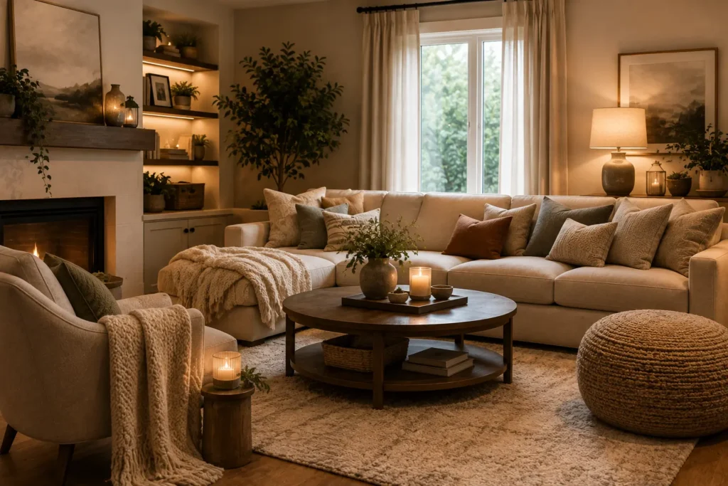 What Furniture Makes a Living Room Feel Cozy