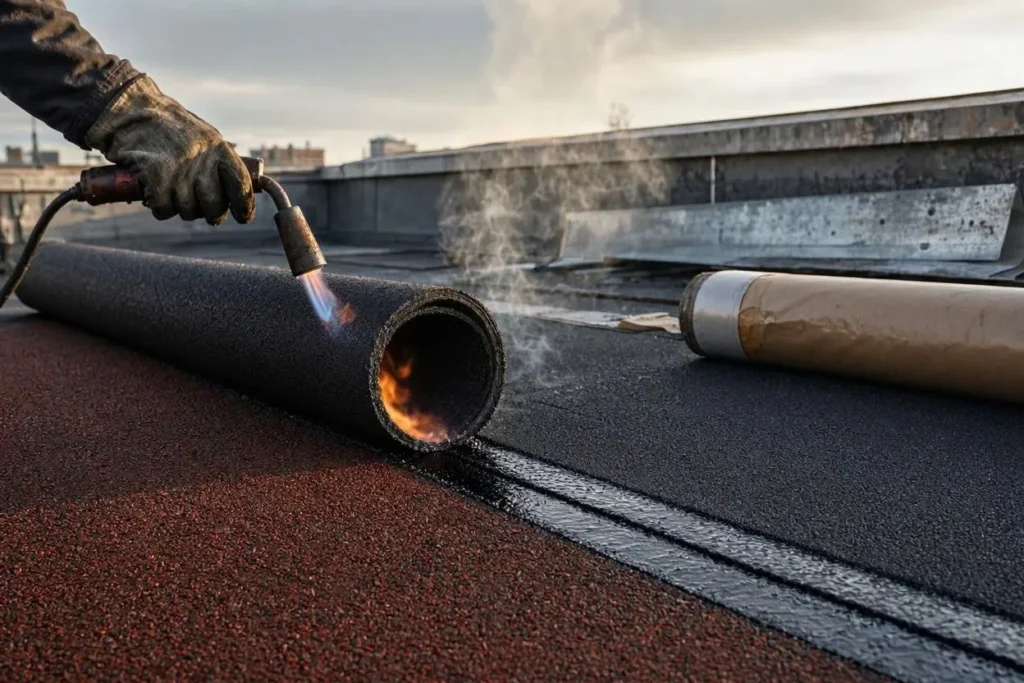 Torch Down Roofing Material