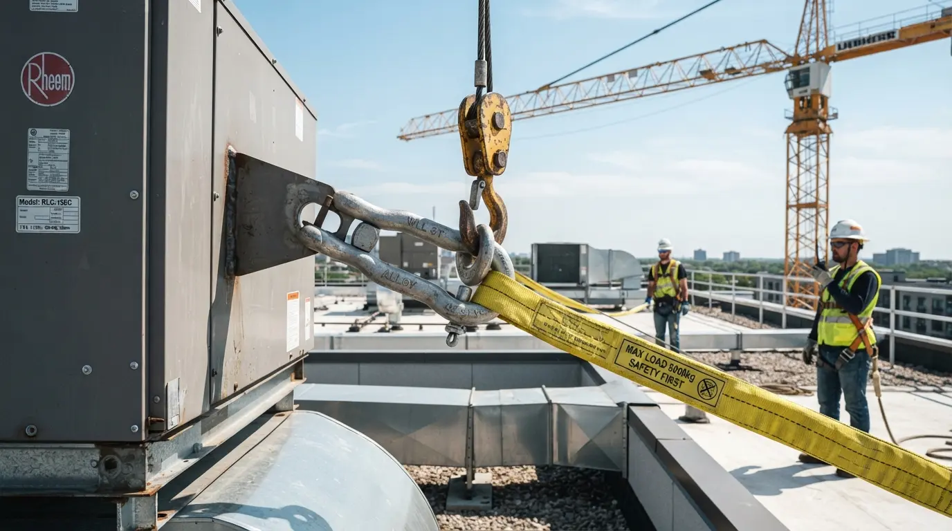 Rigging Heavy Rooftop Equipment